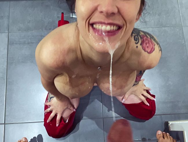 POV BLOWJOB | Blasen bis das Sperma aus dem Schwanz spritzt